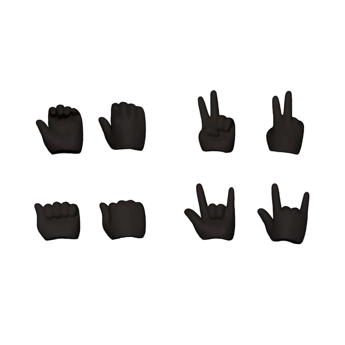 Genesis Piccodo Series Pic-H001Pb Alternative Hands Set A Pure Black- Japan Figure Store - #1 Bring To You The Best Japanese Goods