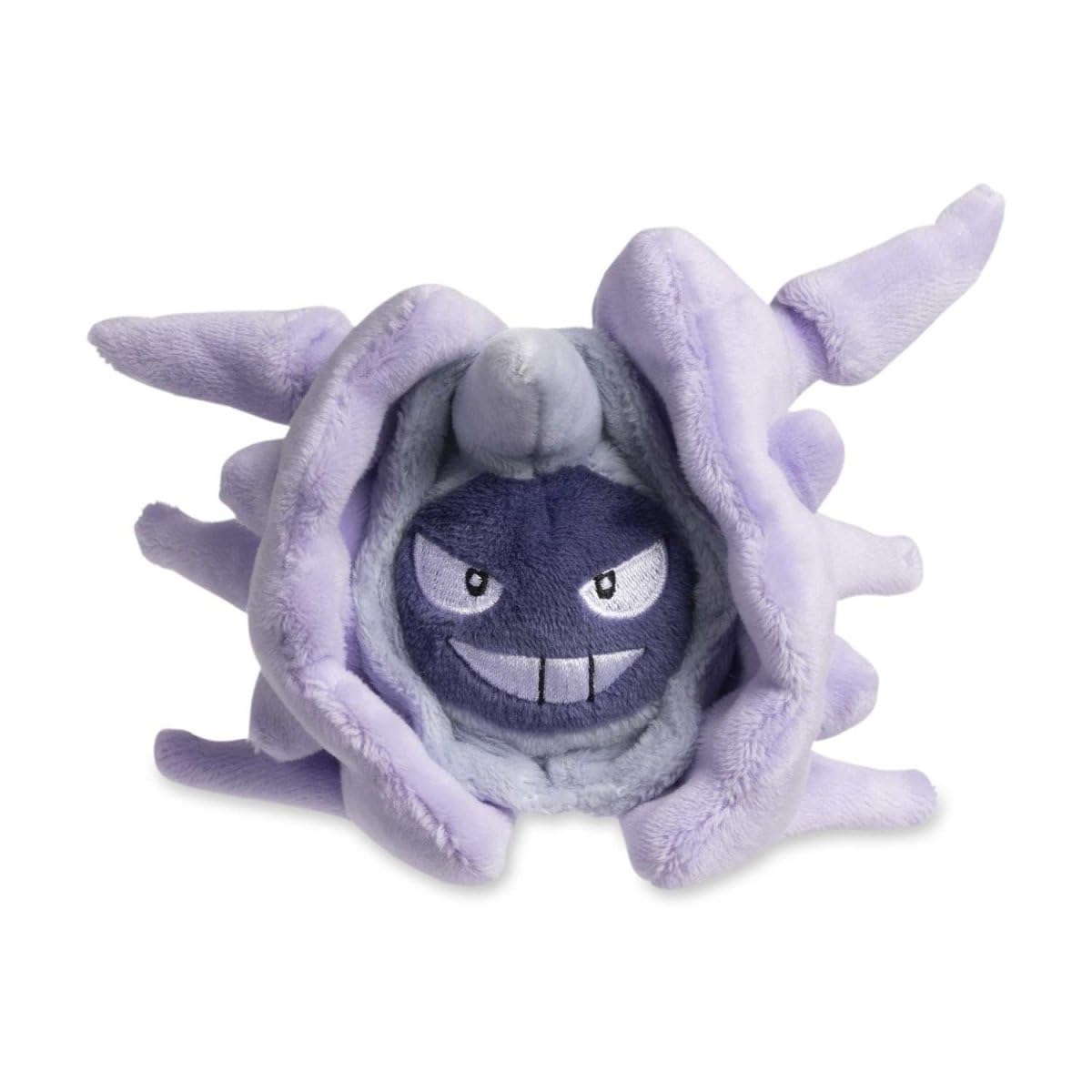 Poupée en peluche Pokémon Sitting Cuties Cloyster 6 pouces, génération 1, objet de collection officiel.