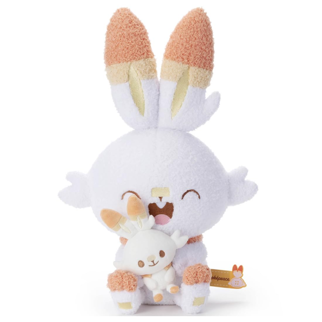 Takara Tomy Pokemon Pokepeace Scorbunny Mini Plush Doll Japan Official- Japan Figure Store - #1 Bring To You The Best Japanese Goods