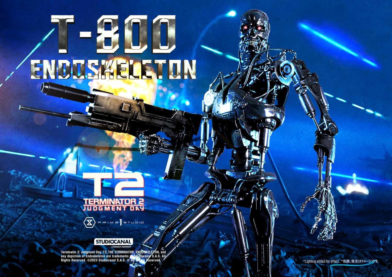 Prime 1 Studio T-800 Endoskeleton: Terminator 2 Museum Masterline Polystone 1/3