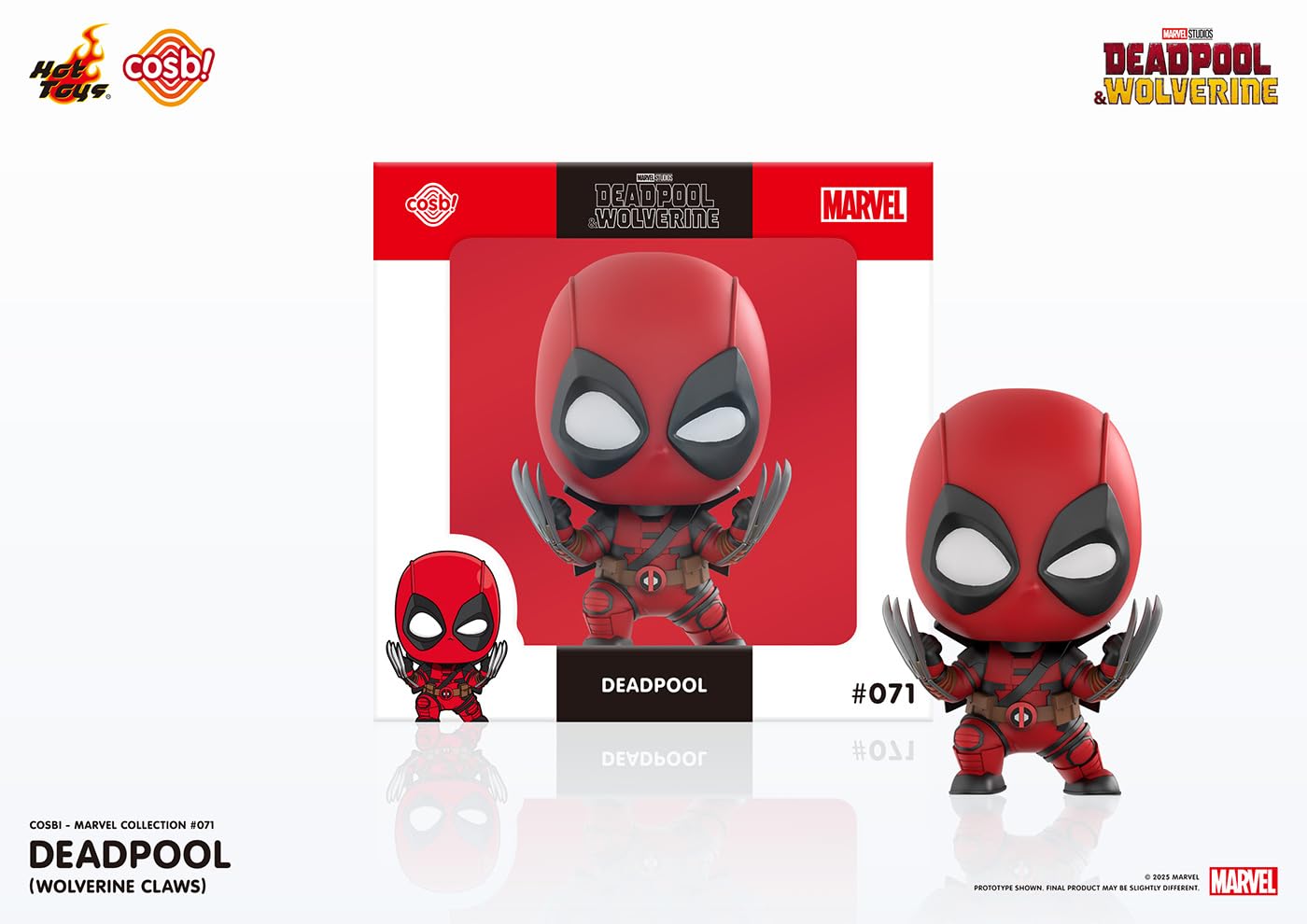 Hot Toys Punishment Marvel Collection 071 Deadpool Wolverine Claws Figure- Japan Figure Store - #1 Bring To You The Best Japanese Goods