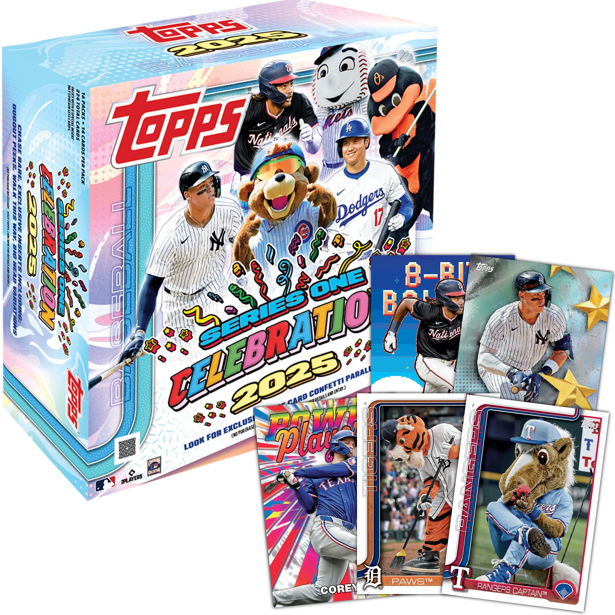 Topps 2025 Series 1 MLB Celebration Mega Box - Baseball Cards