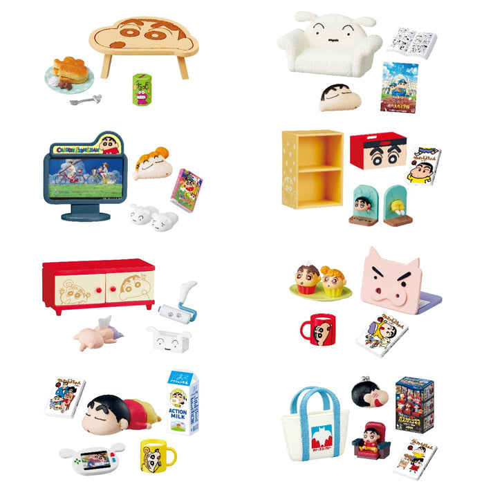 Re-Ment Crayon Shin-Chan Play Room Box 115x70x50mm PVC ABS