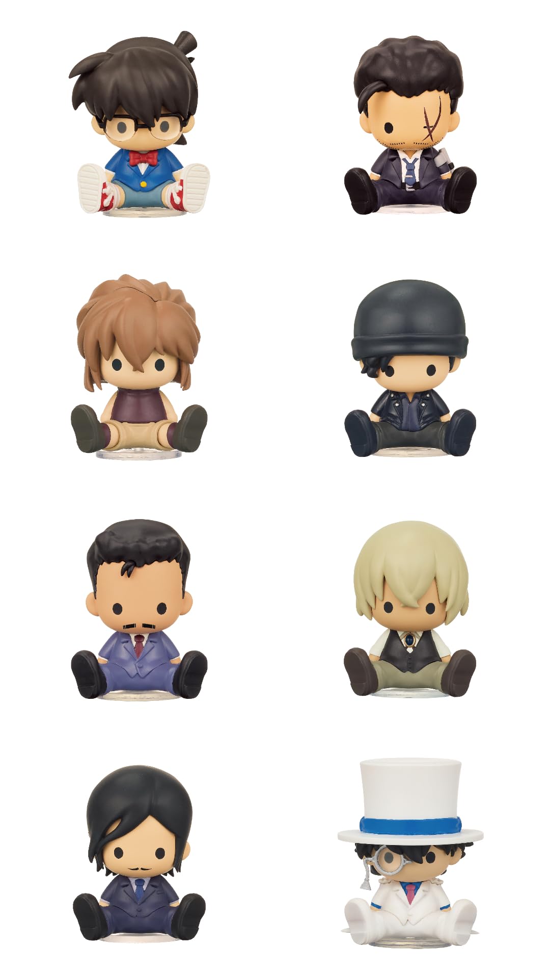 Re-Ment Petadoll Detective Conan Complete 8-Figure Box Set Japan Official- Japan Figure Store - #1 Bring To You The Best Japanese Goods