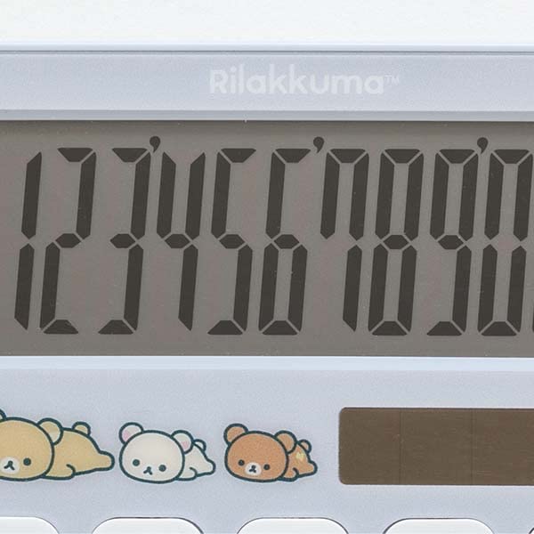San-X Rilakkuma Calculator Em32601 – Cute and Compact Office Tool- Japan Figure Store - #1 Bring To You The Best Japanese Goods