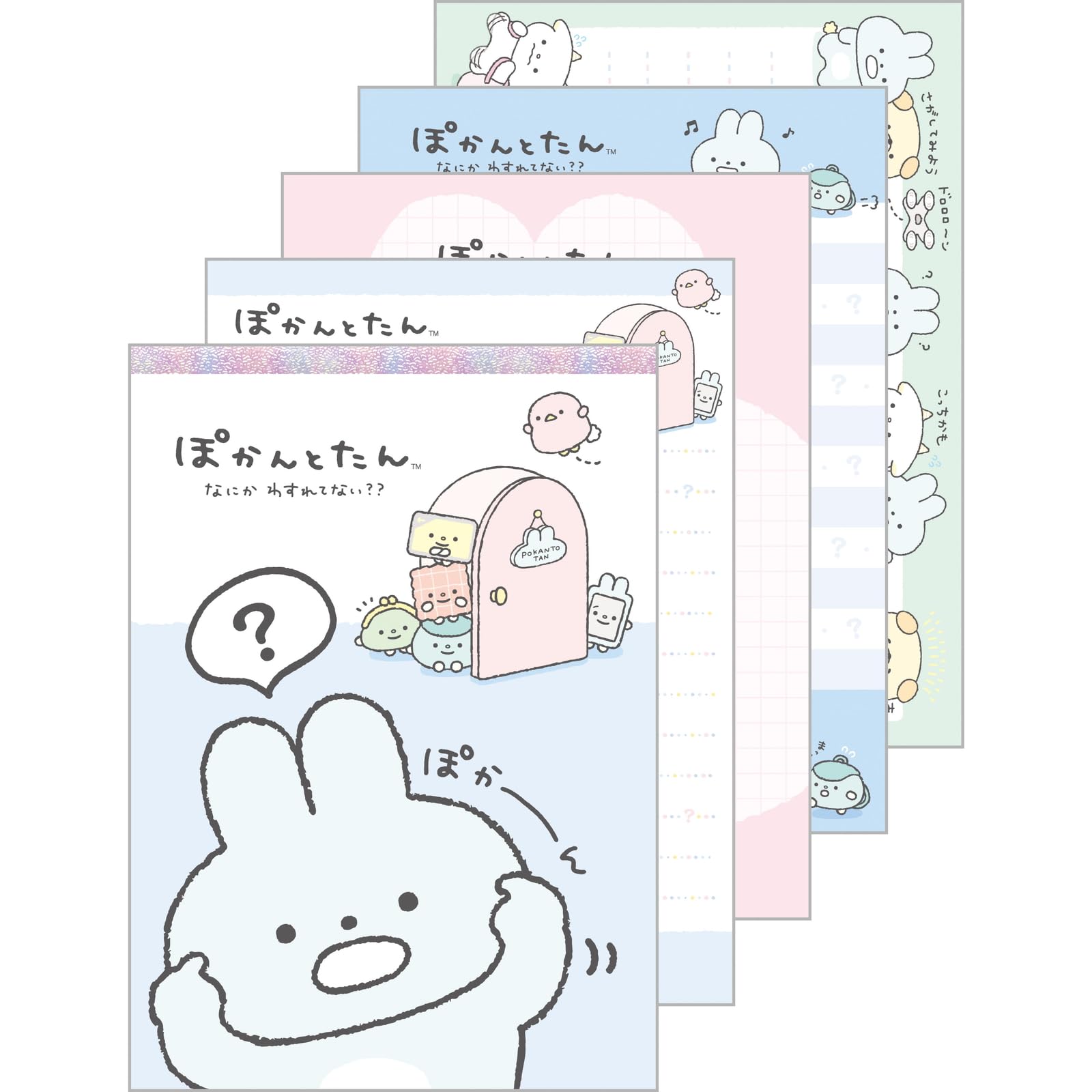 San-X Pokantotan Memo Pad 14.8x10.5x0.8cm - Pokanto Odekake Mh20001- Japan Figure Store - #1 Bring To You The Best Japanese Goods