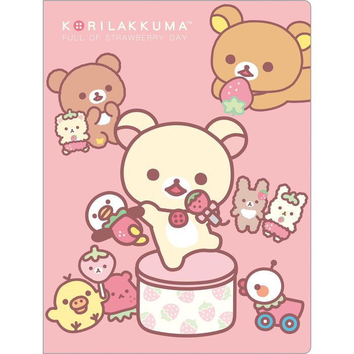 San-X Rilakkuma Hard Cover Double Clear Folder Fa10902 for School & Office- Japan Figure Store - #1 Bring To You The Best Japanese Goods