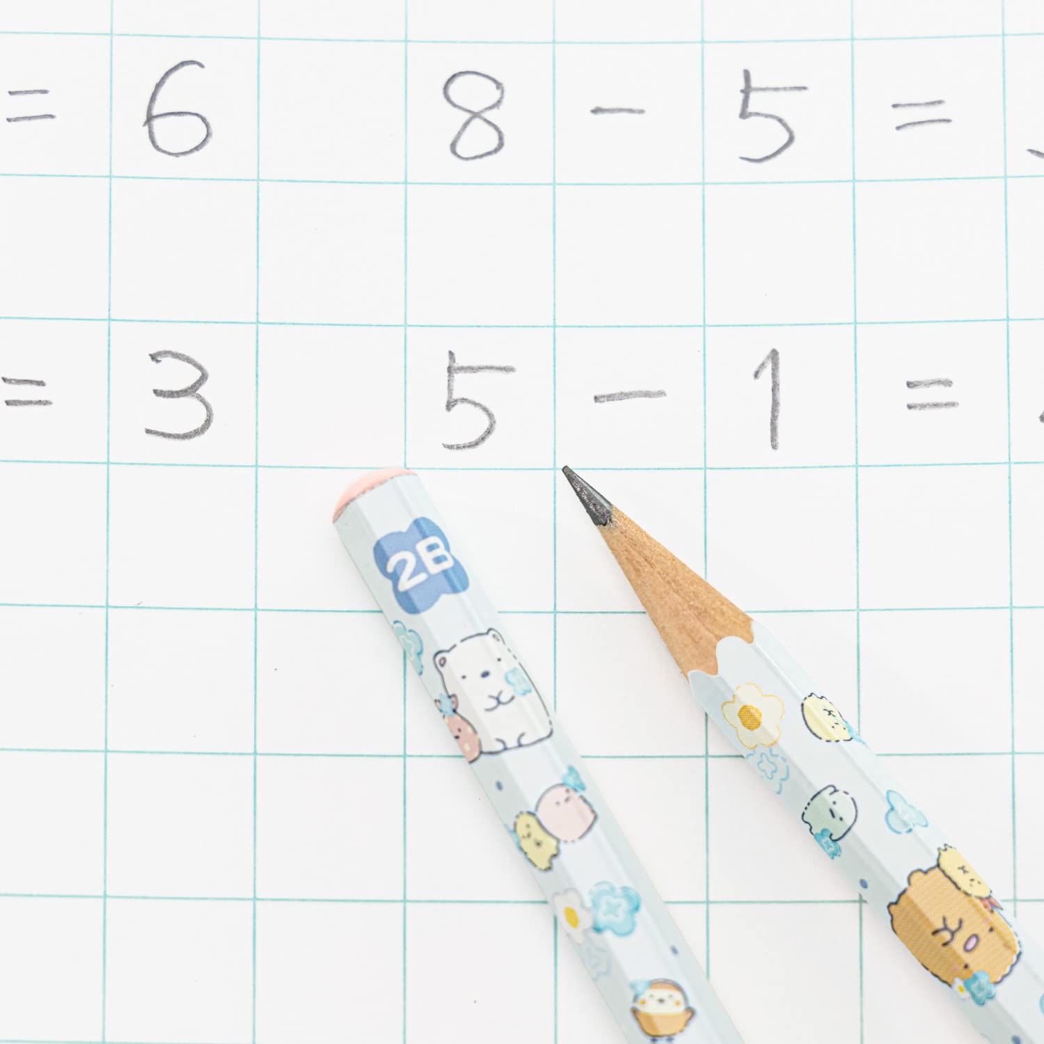 San-X Sumikko Gurashi Go Go School 2B 4B Red Pencil Set Dozen Ph13401- Japan Figure Store - #1 Bring To You The Best Japanese Goods