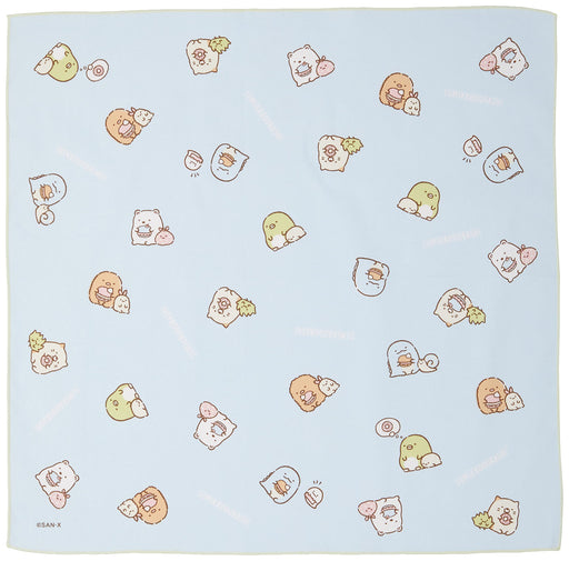 San-X Sumikko Gurashi Blue Lunch Napkin CH43604- Japan Figure Store - #1 Bring To You The Best Japanese Goods