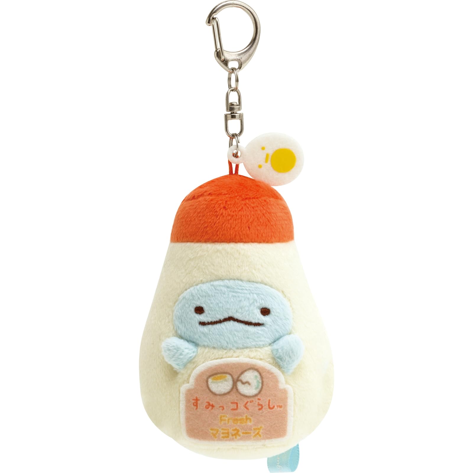 San-X Sumikko Gurashi Sumikko Market Hanging Plush Toy Lizard Mayonnaise H9xW6xD5cm- Japan Figure Store - #1 Bring To You The Best Japanese Goods