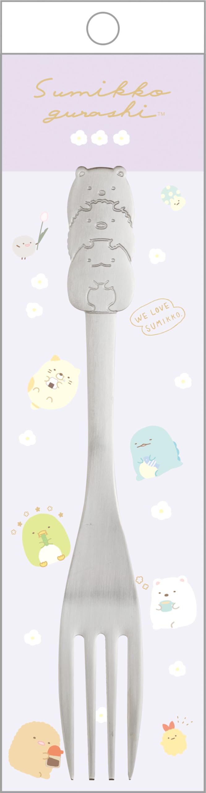 San-X Sumikko Gurashi Stainless Steel Fork Medium Ka21102 Durable Safe- Japan Figure Store - #1 Bring To You The Best Japanese Goods