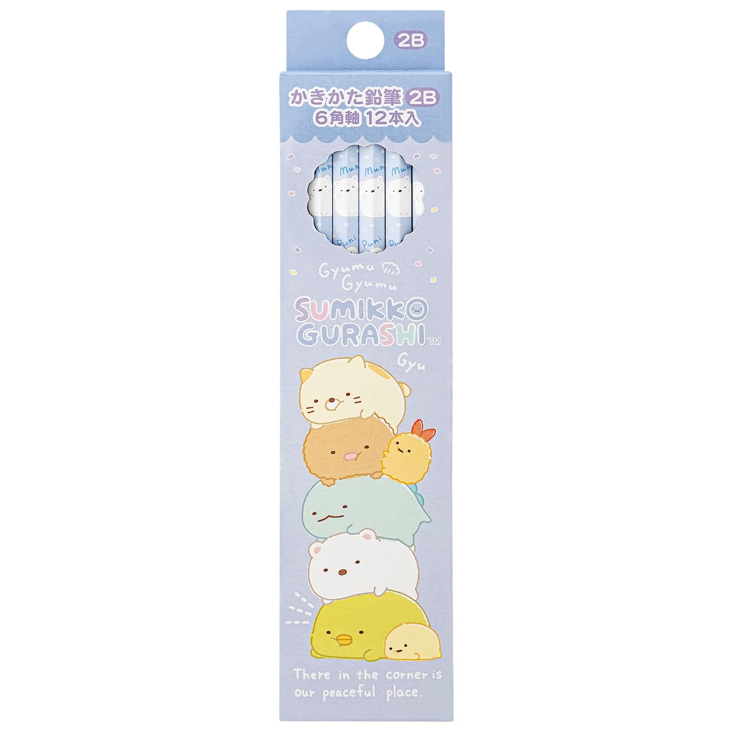 San-X Sumikko Gurashi 2B Writing Pencil - 1 Dozen Pack Ph18703- Japan Figure Store - #1 Bring To You The Best Japanese Goods