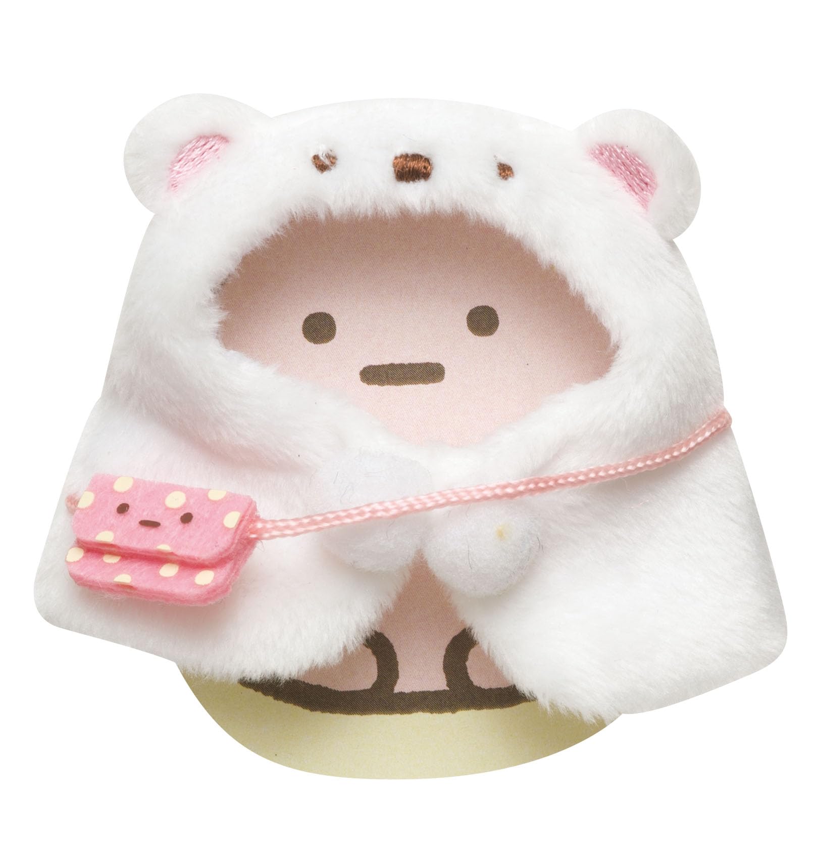 San-X Sumikko Gurashi Polar Bear Poncho for Kids 18 Months+ 100x90 mm