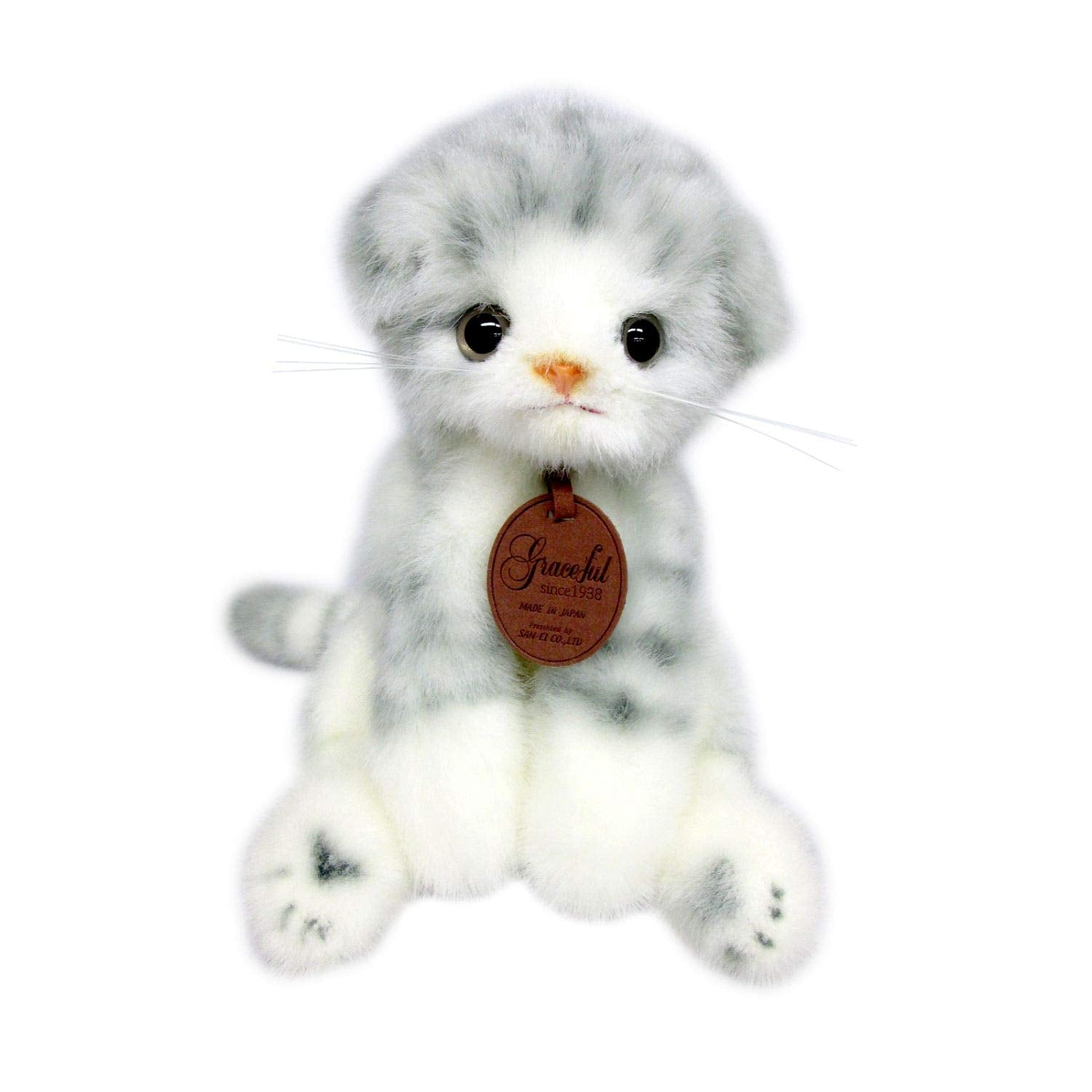 Sanei Boeki Graceful Cat Stuffed Animal Grey 22cm - Made in Japan- Japan Figure Store - #1 Bring To You The Best Japanese Goods
