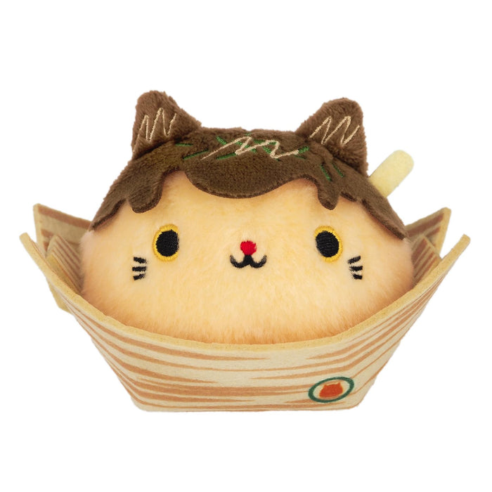 Sanei Boeki Local Dumplings Takoyaki Nekodango Osaka Plush Toy 11x8x8Cm- Japan Figure Store - #1 Bring To You The Best Japanese Goods
