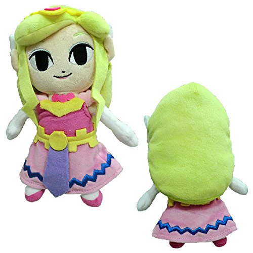 Sanei Boeki Legend Of Zelda Princess Zelda Plush Toy - W9.5xD7xH21cm- Japan Figure Store - #1 Bring To You The Best Japanese Goods