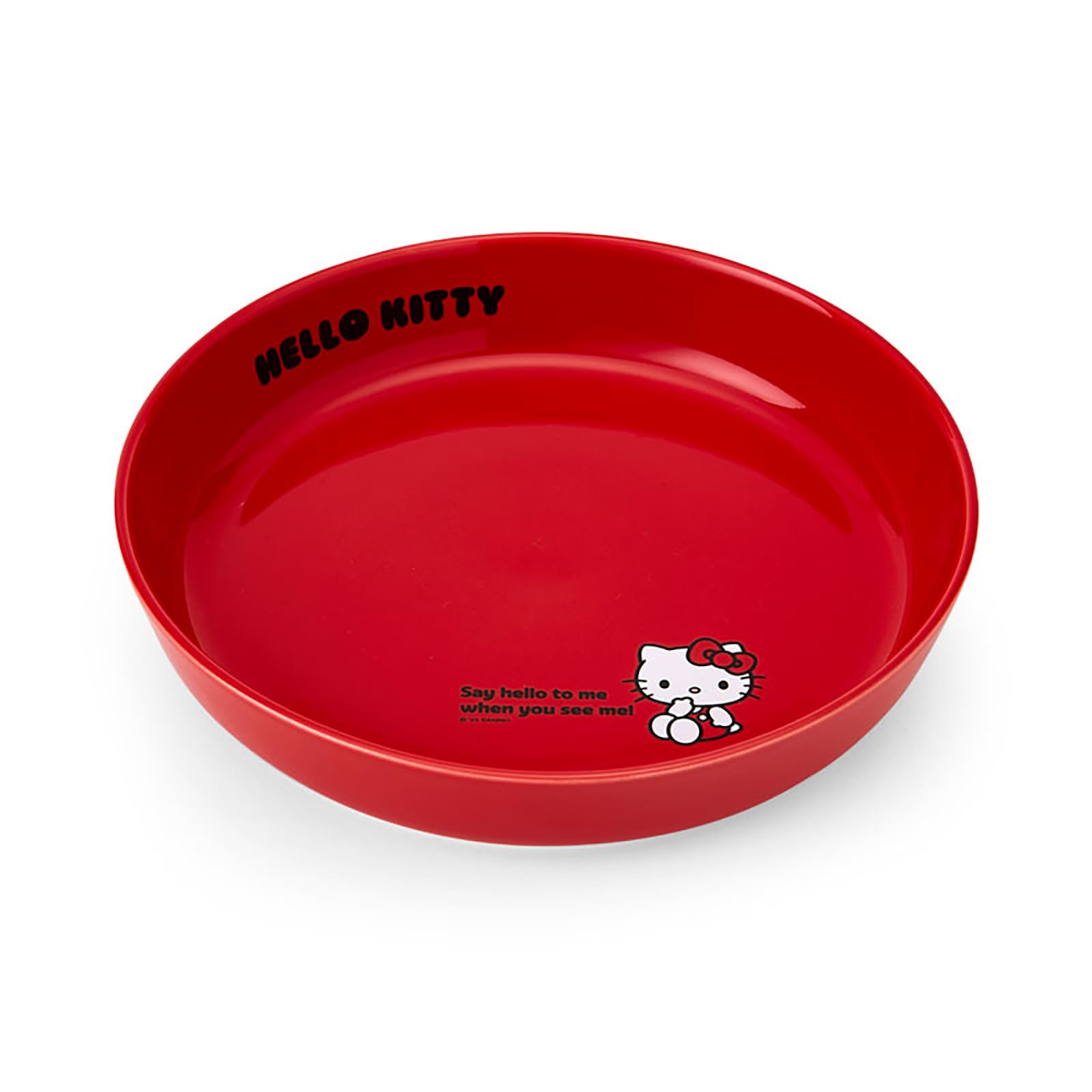 Sanrio Hello Kitty 21Cm Ceramic Plate - Safe for Microwave Dishwasher Dryer