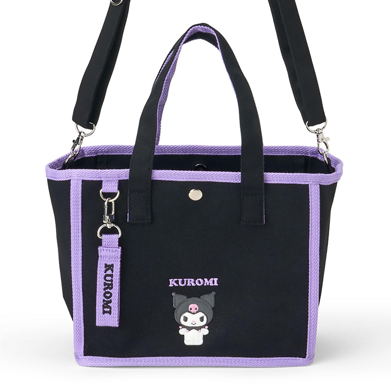 Sanrio Kuromi 2-Way Mini Tote Bag for Kids Cotton & Polyester Ages 3+