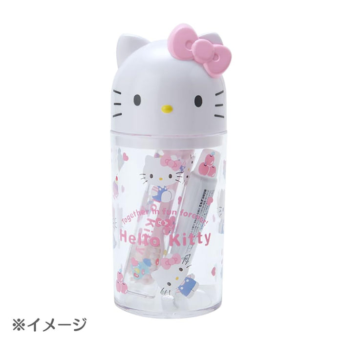 Sanrio Badtz-Maru Toothbrush and Cup Set 12x7x5 cm- Japan Figure Store - #1 Bring To You The Best Japanese Goods