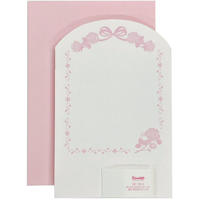 Sanrio Bd102 Laser Cut Rose Birthday Card with Overseas Shipping- Japan Figure Store - #1 Bring To You The Best Japanese Goods