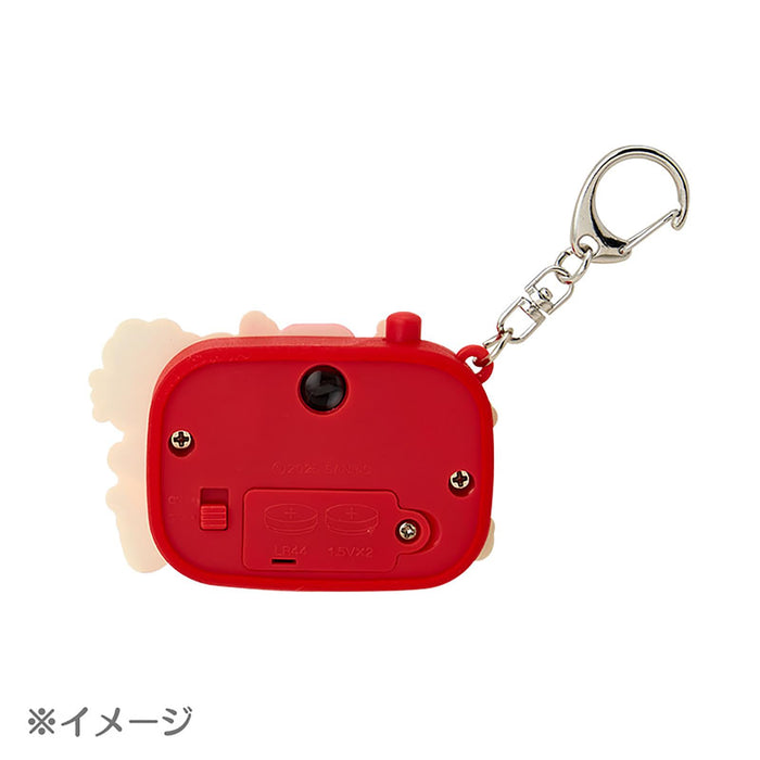 Sanrio Kuromi Porte-clés mini jouet en forme d'appareil photo lumineux en ABS et PVC