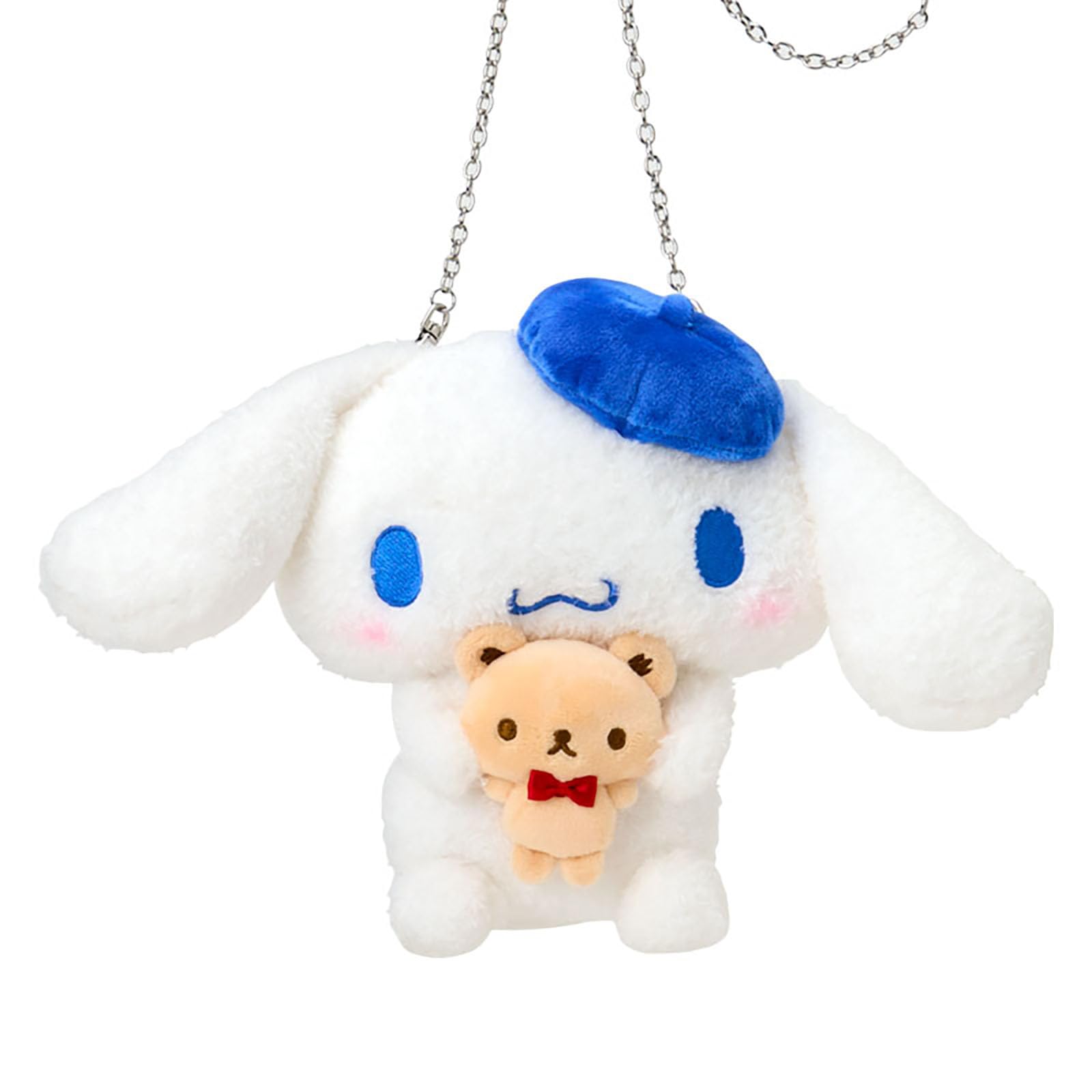 Sanrio Cinnamoroll Character-Shaped Shoulder Bag with Kuma-San Ages 3+