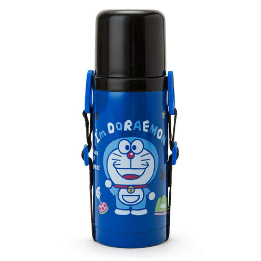 Sanrio Doraemon 380ml Kids Water Bottle - Stainless Steel Thermal 2-Way- Japan Figure Store - #1 Bring To You The Best Japanese Goods