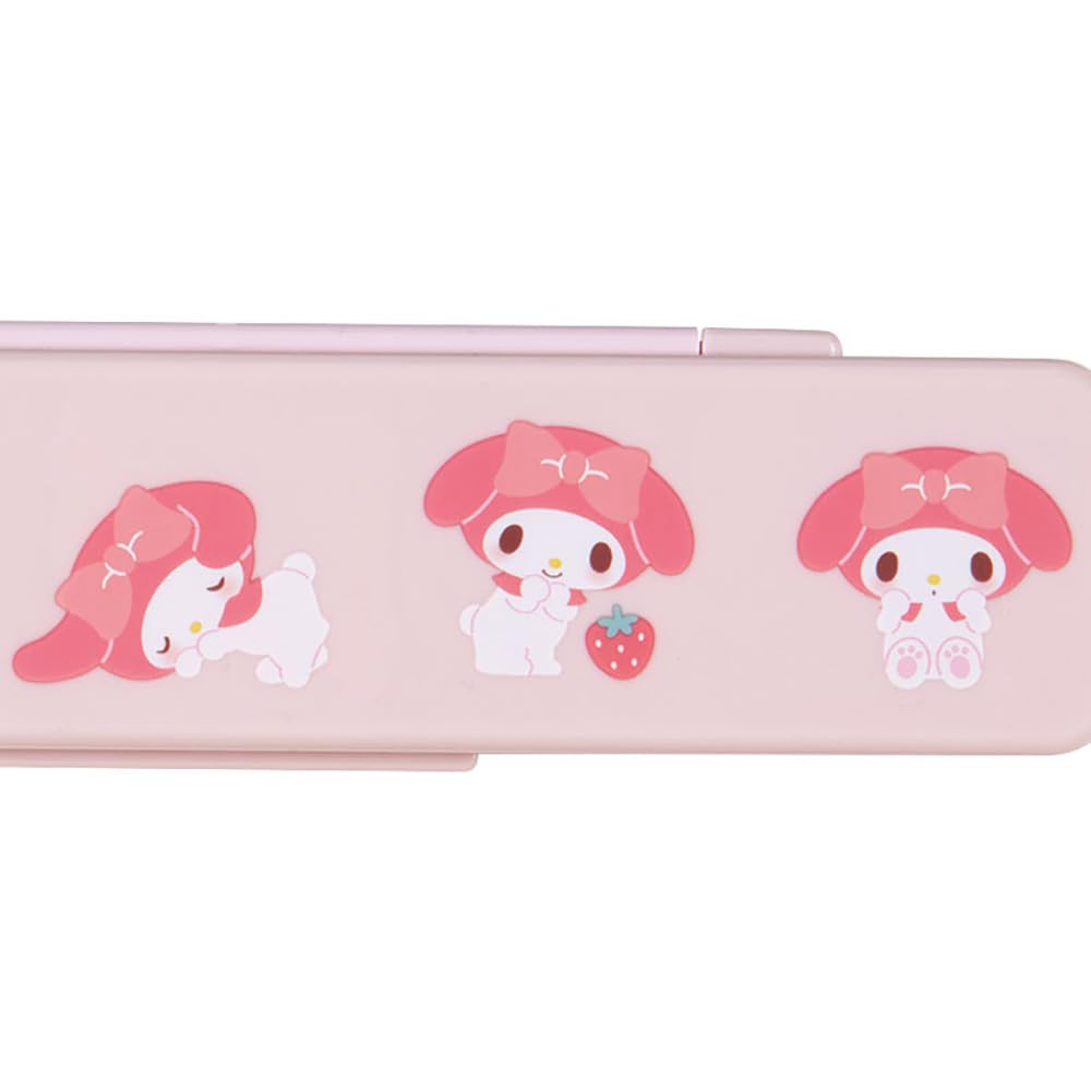 Sanrio My Melody Chopsticks and Spoon Set 1.8 x 18.8 cm - New Life Lunch Goods- Japan Figure Store - #1 Bring To You The Best Japanese Goods