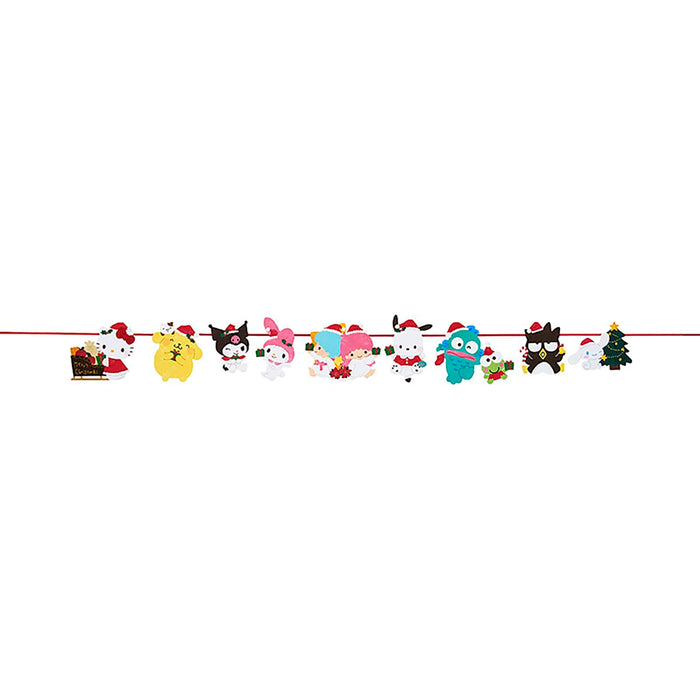 Carte de Noël Sanrio avec personnages, décoration murale, carte de vœux Jx 59-5 242616