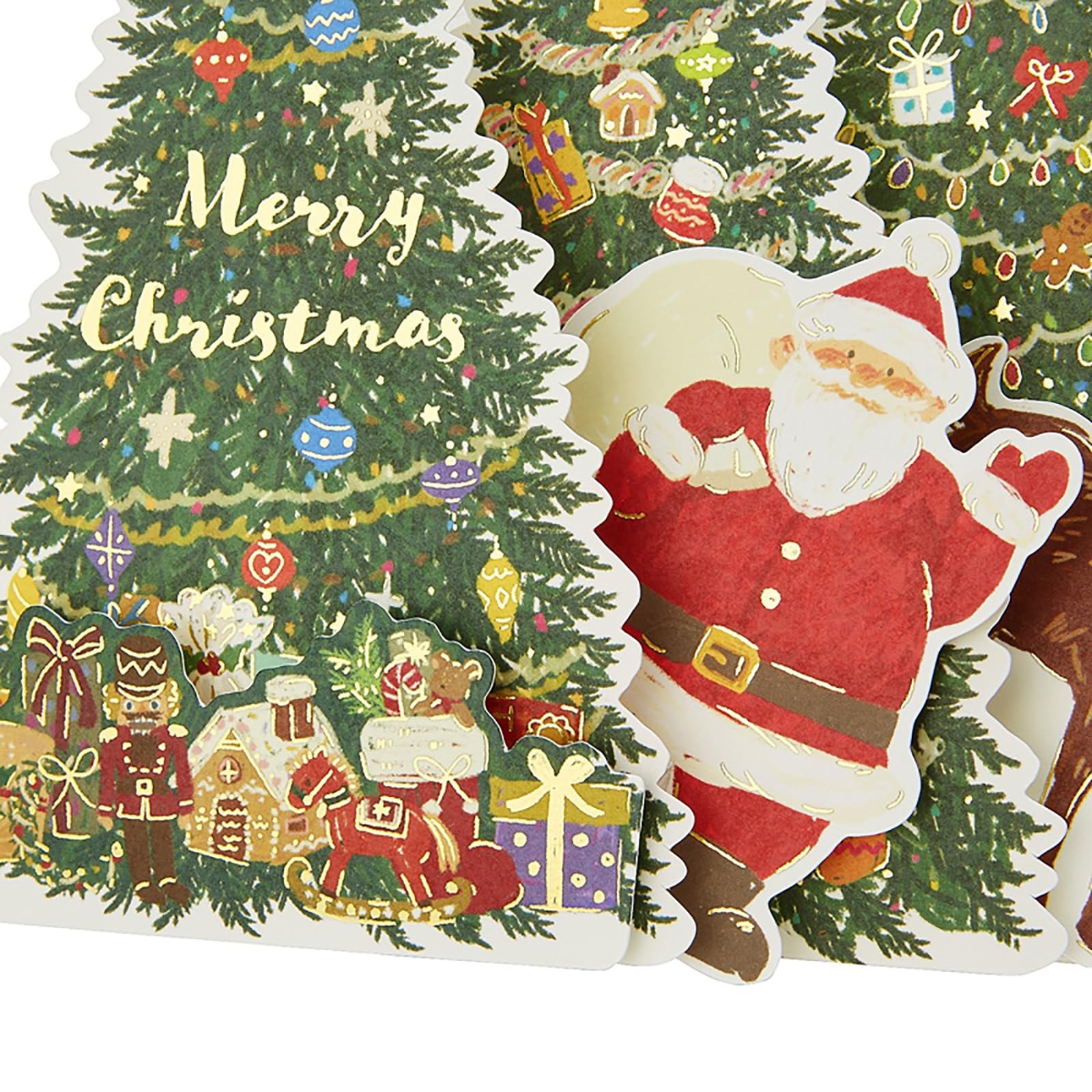 Sanrio Christmas Greeting Card - Santa From The Tree - Overseas Shipping- Japan Figure Store - #1 Bring To You The Best Japanese Goods