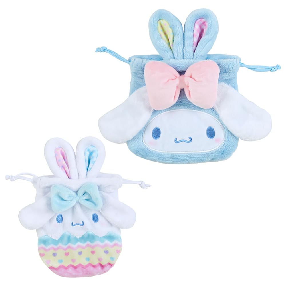 Sanrio Cinnamoroll Drawstring Bag Set of 2 – Easter Rabbit 23x24x3 cm- Japan Figure Store - #1 Bring To You The Best Japanese Goods