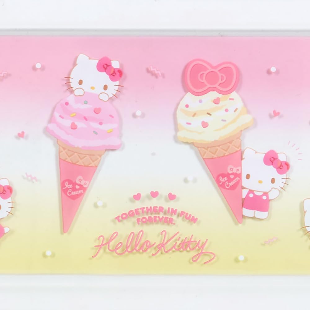Sanrio Clear Pen Tray Ice Party Hello Kitty 390020 Stationery Organizer- Japan Figure Store - #1 Bring To You The Best Japanese Goods