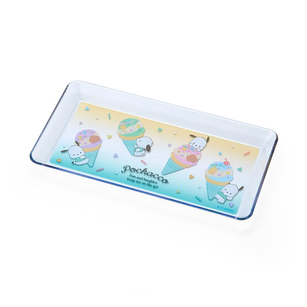 Sanrio Clear Pen Tray Ice Party Pochacco Desk Organizer 390429- Japan Figure Store - #1 Bring To You The Best Japanese Goods