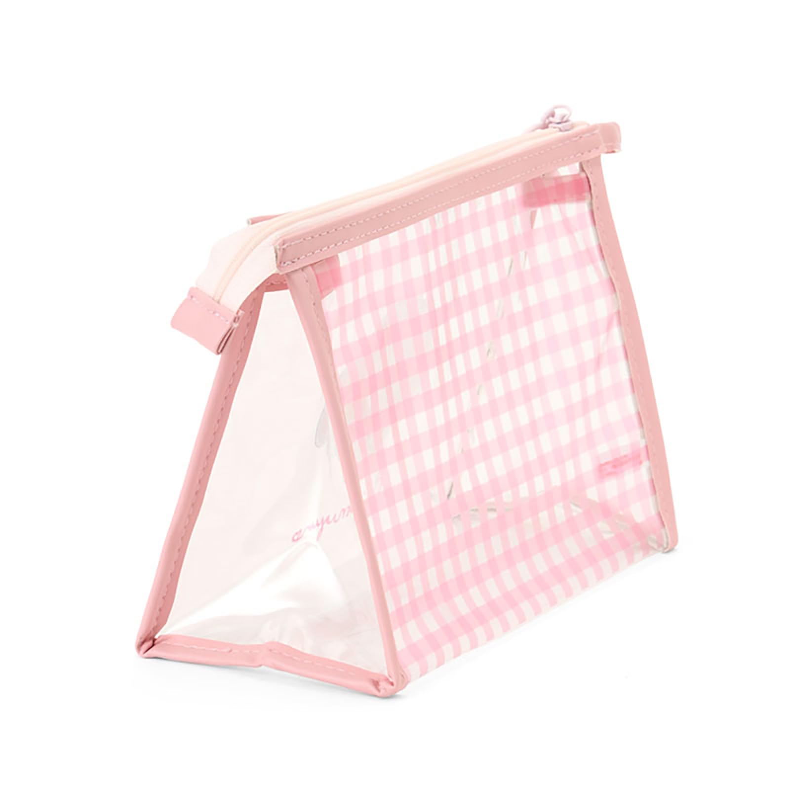 Sanrio Kogimyun Clear Pouch with Steel Zipper for Ages 3+ 22x10x15cm