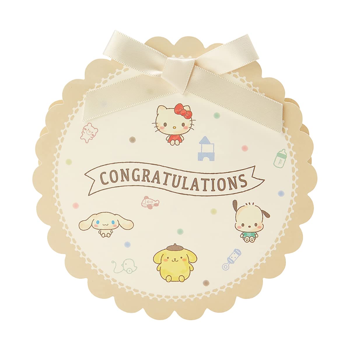 Sanrio Baby Shower Birthday Greeting Cards 13.4 Cm - Sanrio Characters- Japan Figure Store - #1 Bring To You The Best Japanese Goods