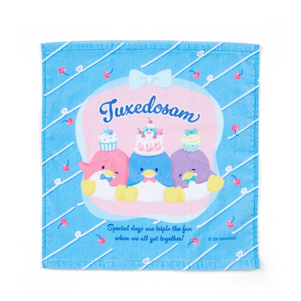 Sanrio Tuxedo Sam Birthday Hand Towel 100% Cotton 493759- Japan Figure Store - #1 Bring To You The Best Japanese Goods