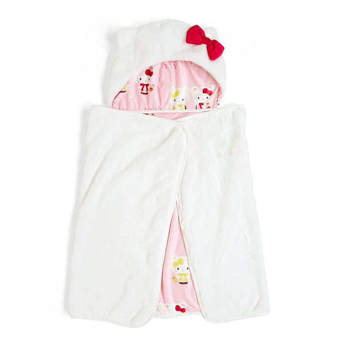 Sanrio Hooded Blanket Hello Kitty Birthday Series 2022 120x10x97 Cm- Japan Figure Store - #1 Bring To You The Best Japanese Goods