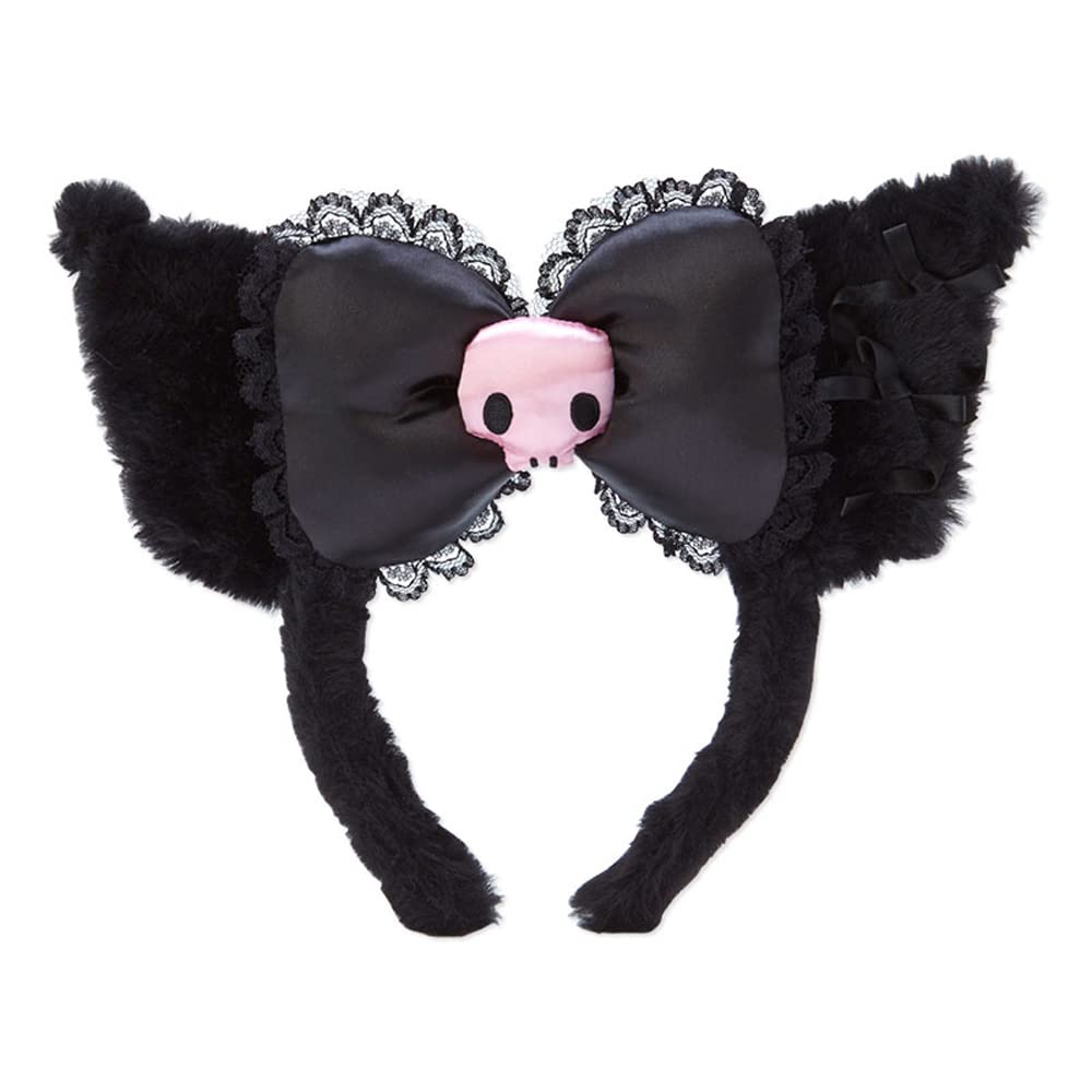Sanrio Kuromi Headband Black Soft Plush 345253- Japan Figure Store - #1 Bring To You The Best Japanese Goods