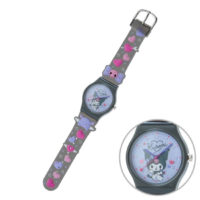 Sanrio Kuromi Rubber Watch 20.5x3.3x0.9 cm Character Design- Japan Figure Store - #1 Bring To You The Best Japanese Goods