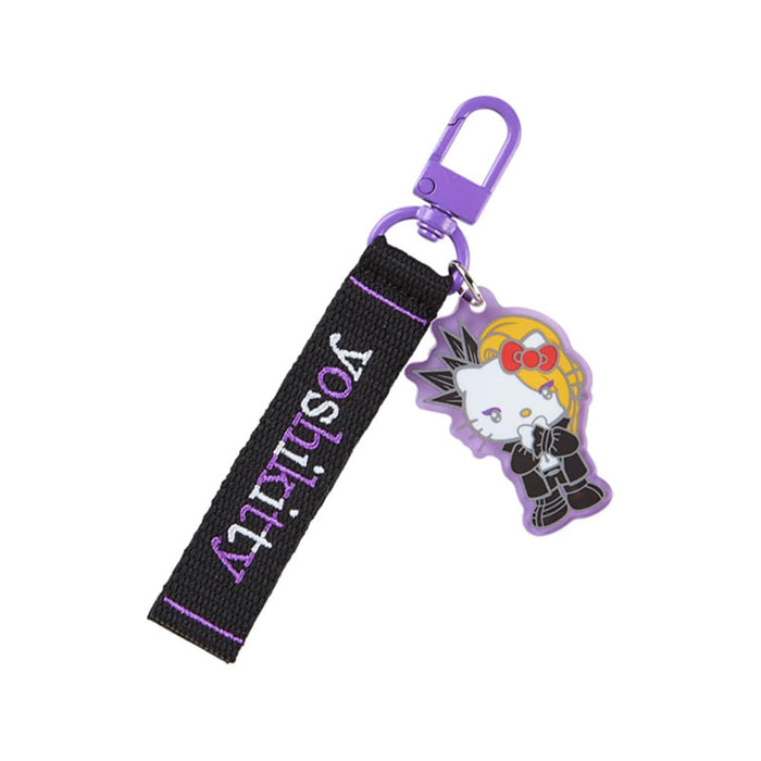 Sanrio Yoshikitty Hello Kitty Embroidered Tag Keychain 13X4X0.7cm 1st Edition- Japan Figure Store - #1 Bring To You The Best Japanese Goods
