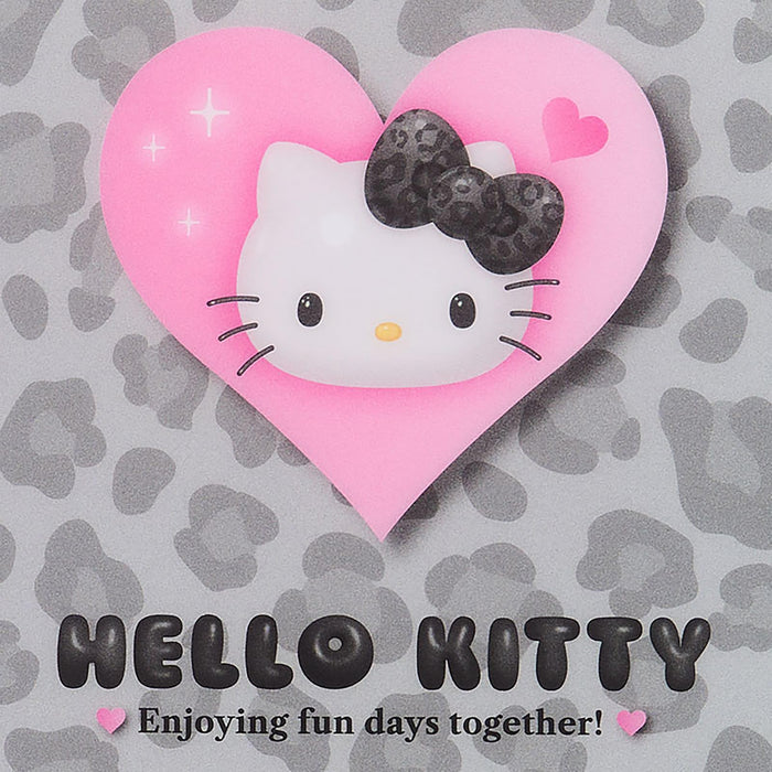 Classeur à feuilles mobiles Sanrio Hello Kitty B5 à 26 trous, motif animal monochrome