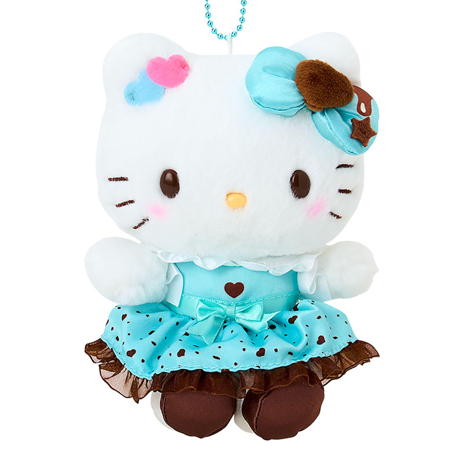 Sanrio Hello Kitty Mascot Holder Chocolate Mint Polyester Ages 6+