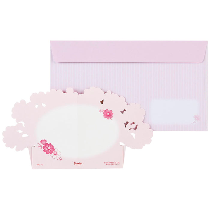 Sanrio Autumn Cosmos Wooden Box Message Card - Overseas Shipping Available- Japan Figure Store - #1 Bring To You The Best Japanese Goods