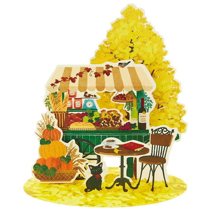 Sanrio Autumn Ginkgo & Marche Greeting Card with Overseas Shipping Available- Japan Figure Store - #1 Bring To You The Best Japanese Goods