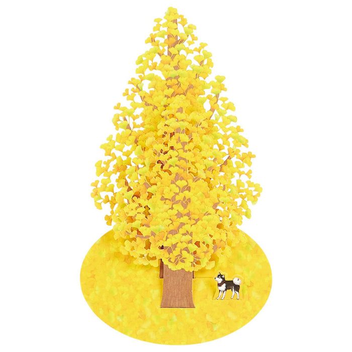 Sanrio Autumn Ginkgo Message Card 1 Greeting Card with Overseas Shipping- Japan Figure Store - #1 Bring To You The Best Japanese Goods