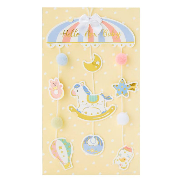 Sanrio Baby Gift Mobile Message Card - Greeting Card with Overseas Shipping- Japan Figure Store - #1 Bring To You The Best Japanese Goods