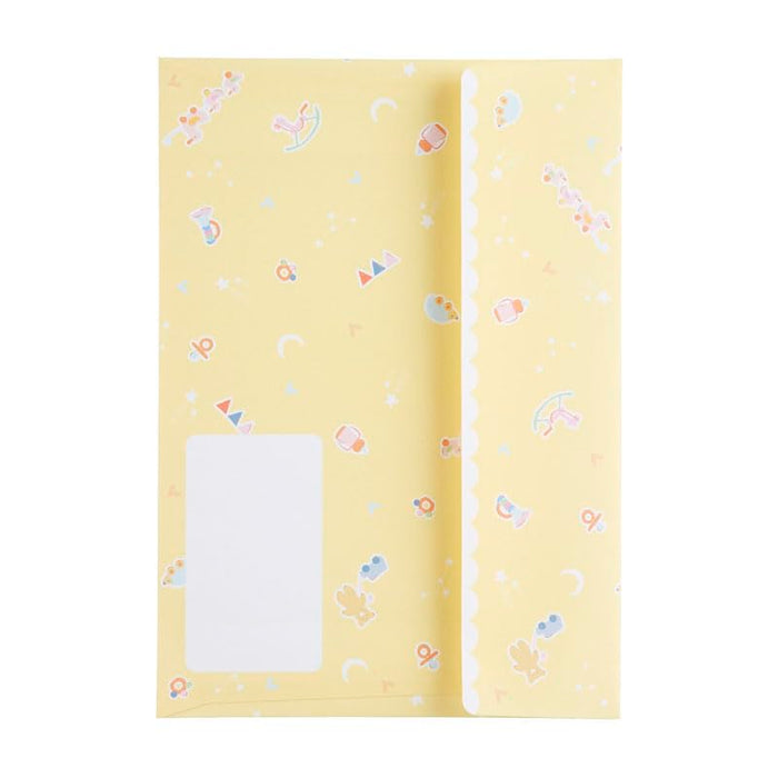 Sanrio Baby Gift Set: Ribbon Bib & Greeting Card Ships Overseas Bc251-4- Japan Figure Store - #1 Bring To You The Best Japanese Goods