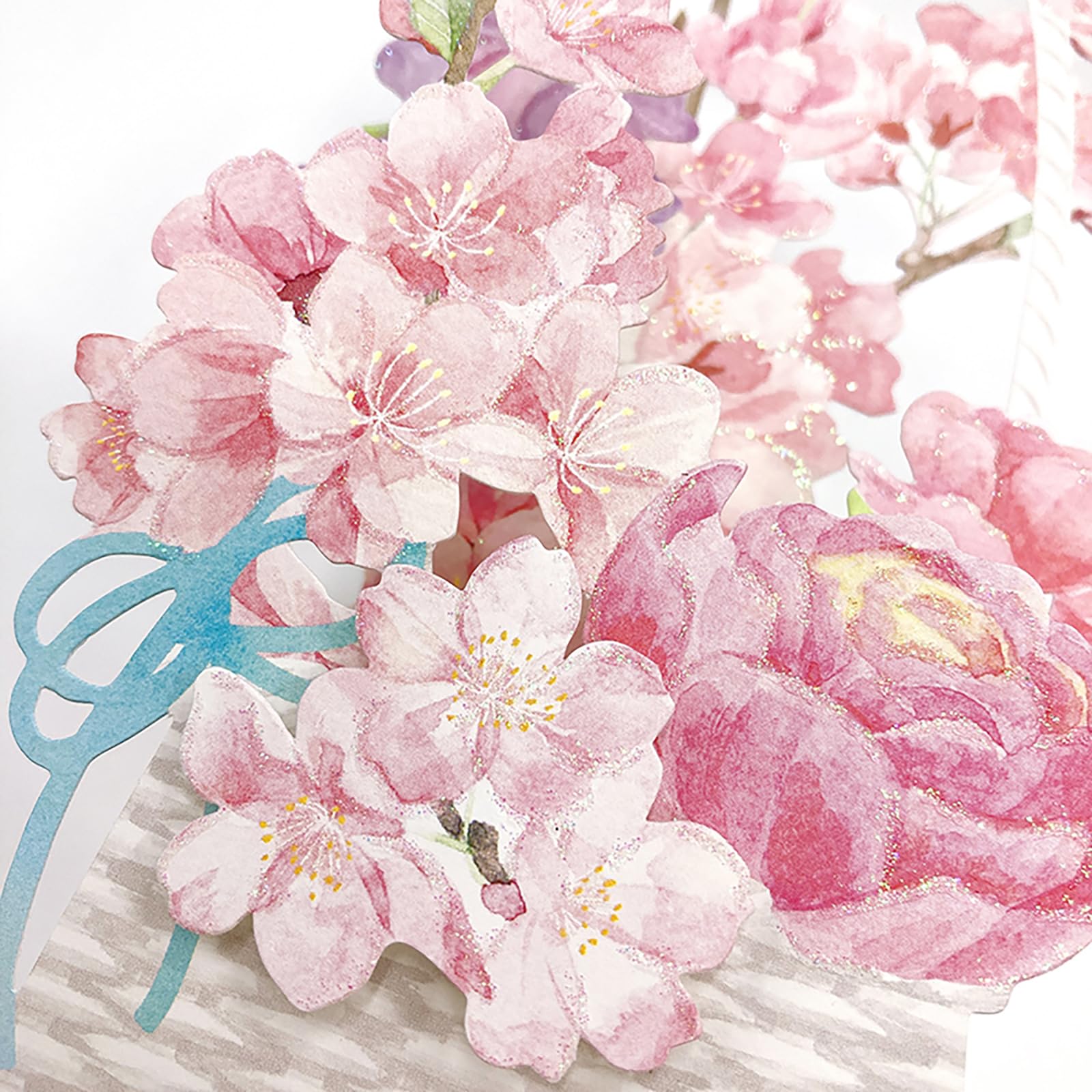 Sanrio Cherry Blossom Basket Spring Greeting Card with Overseas Shipping Availability- Japan Figure Store - #1 Bring To You The Best Japanese Goods