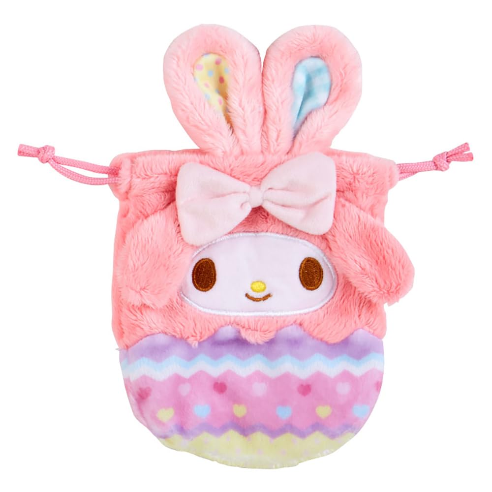 Sanrio My Melody Drawstring Bag Set of 2 - Easter Rabbit Theme 23x23x3cm- Japan Figure Store - #1 Bring To You The Best Japanese Goods