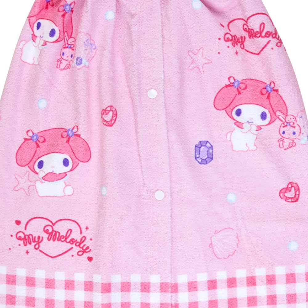 Sanrio My Melody Wrap Towel 60x110cm - Soft and Adorable Character Towel- Japan Figure Store - #1 Bring To You The Best Japanese Goods